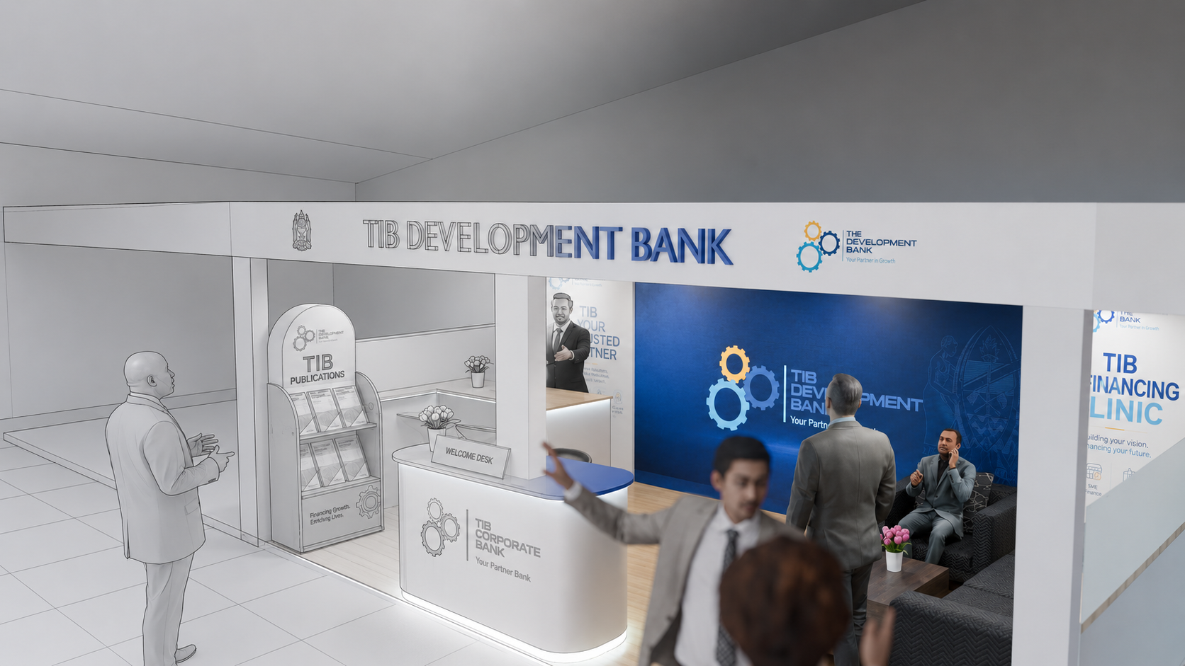Event branding visual design