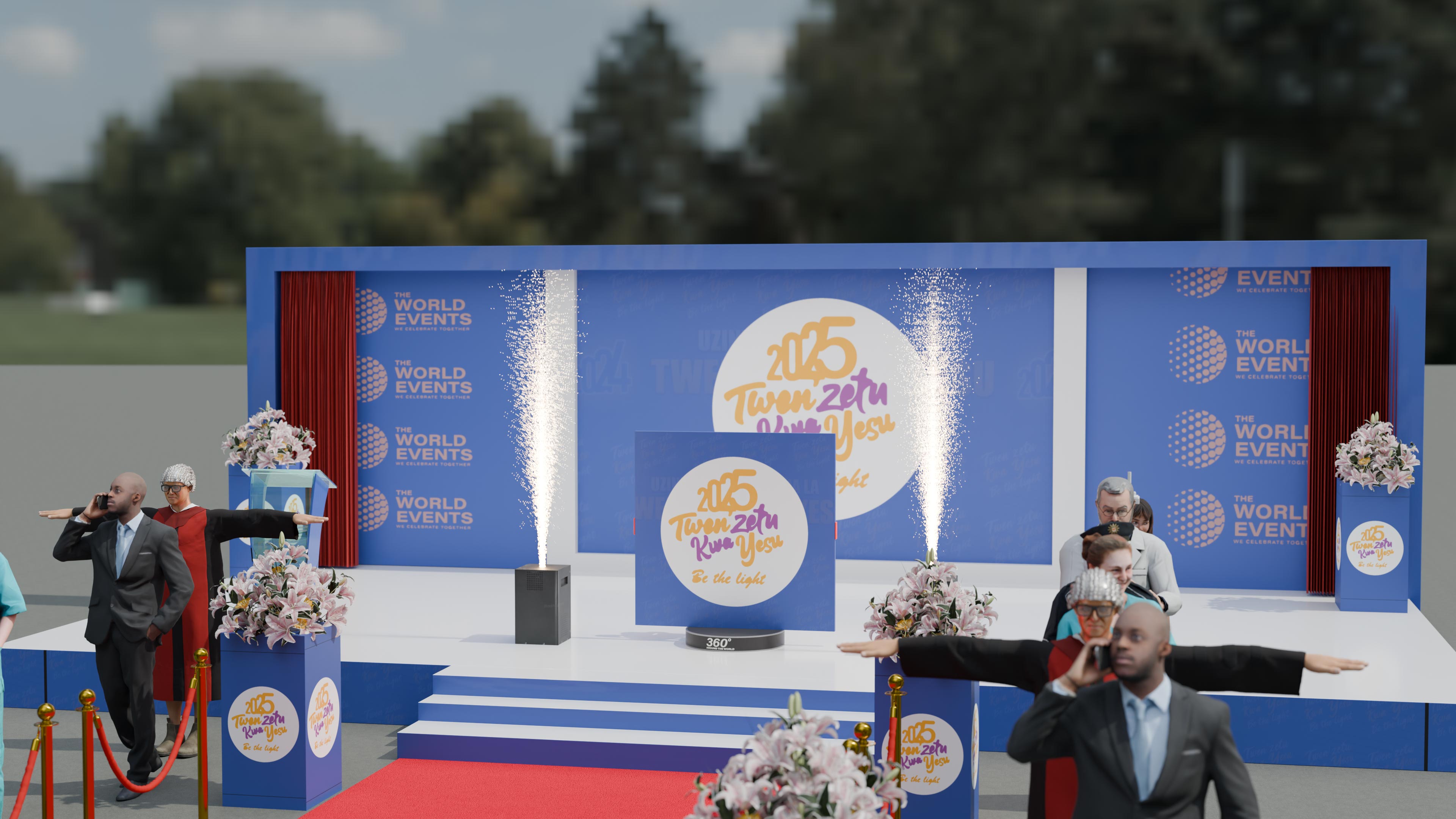 TIB booth visual
