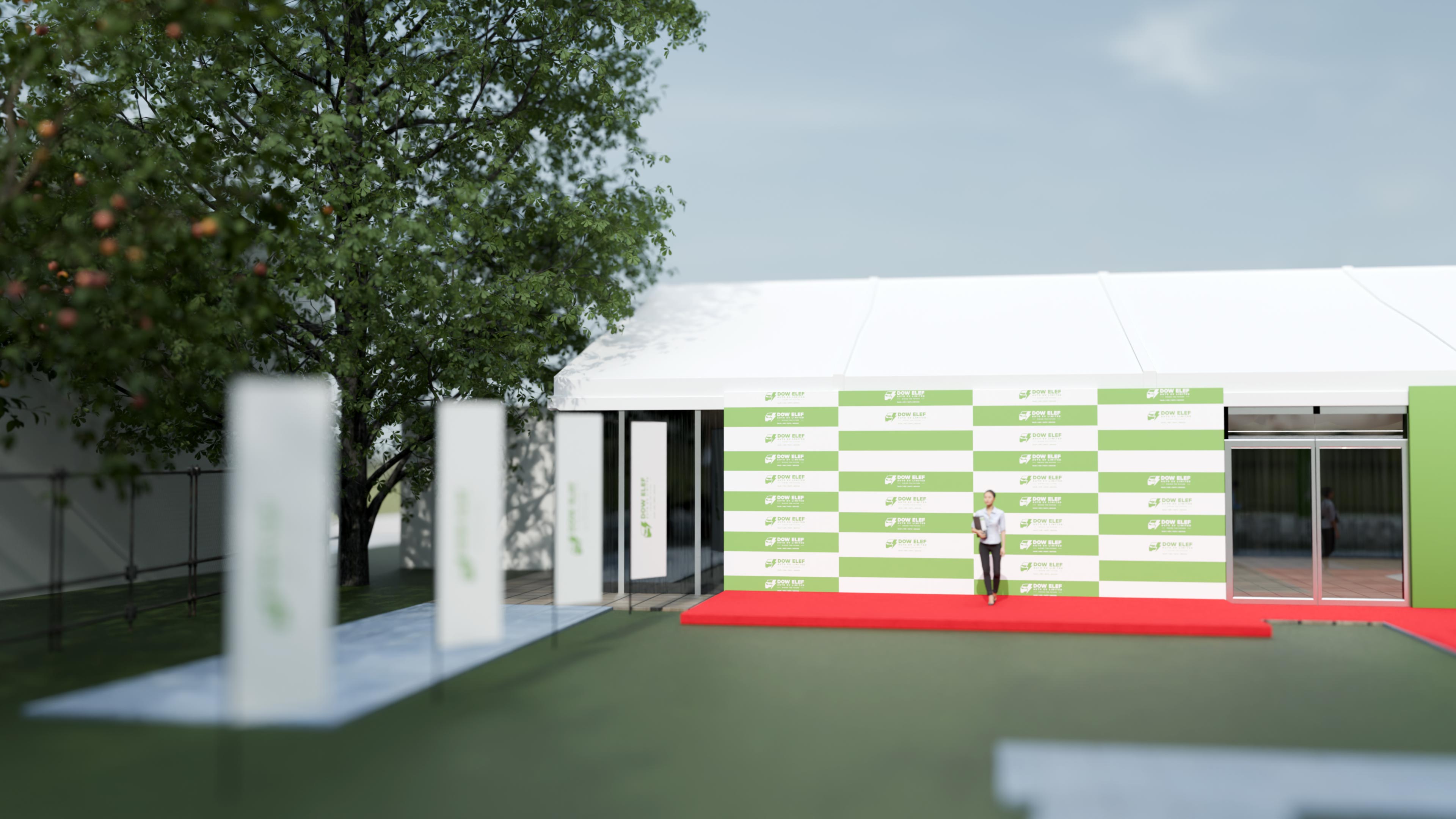Photo Backdrop Area
