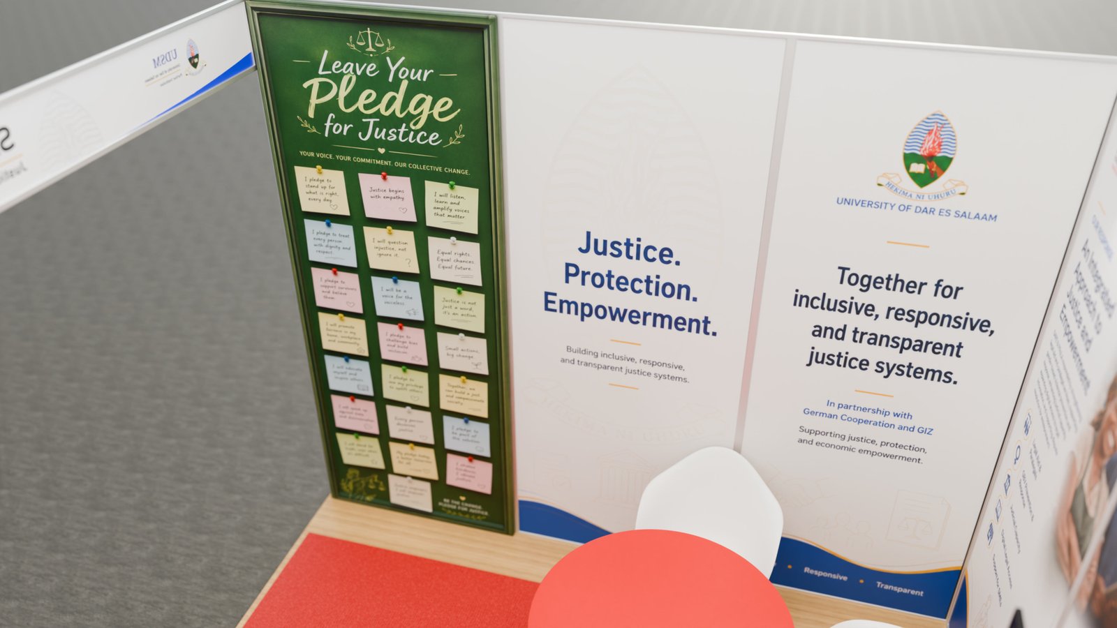 Justice and Empowerment Message Wall